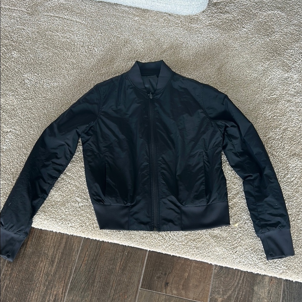 Lululemon Black Bomber Jacket